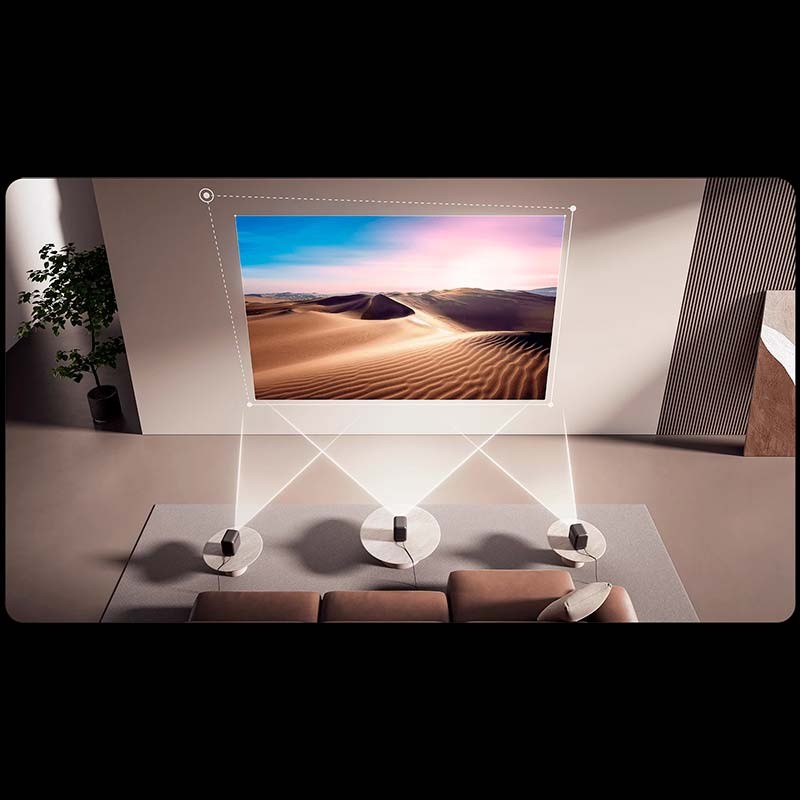 Xiaomi Smart Projector L1 - correction trapézoïdale