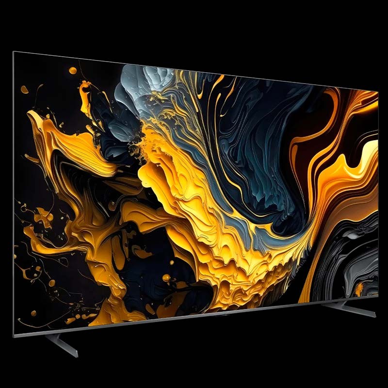 Xiaomi TV Max 85 (2025) - vista frontal e lateral