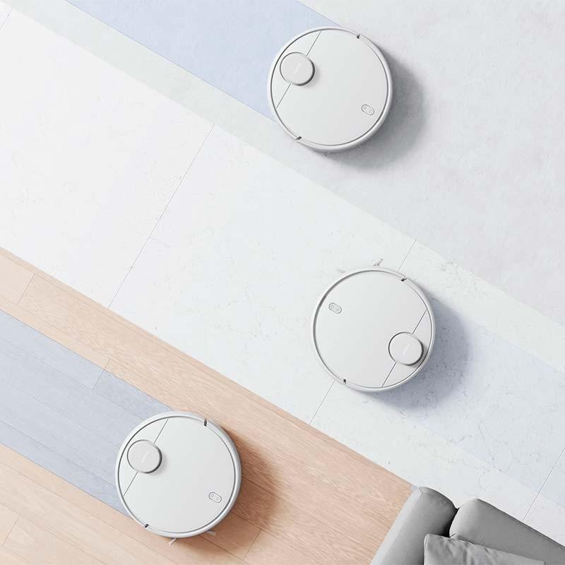 vista superior do Aspirador Robot Xiaomi Robot Vacuum S10 Branco