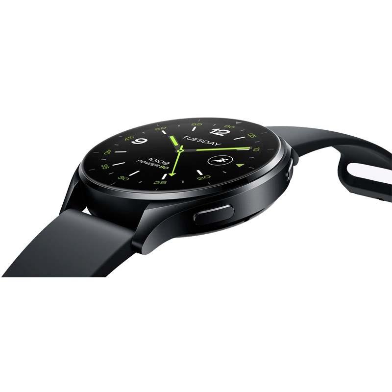 Vue latérale de la Montre intelligente Xiaomi Watch 2 Noire