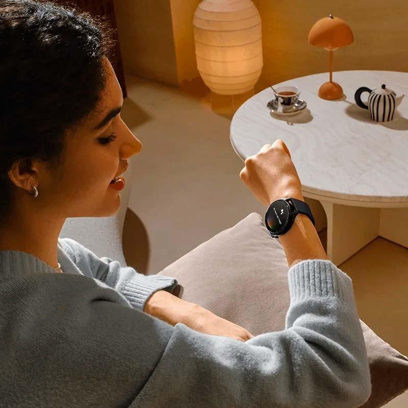 Photographie réelle de la Montre intelligente Xiaomi Watch 2 Noire