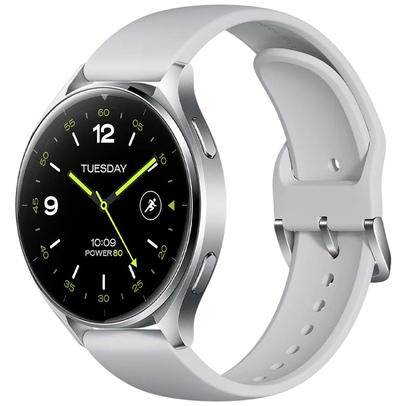Xiaomi Watch 2 Plata - Reloj inteligente con NFC y GPS