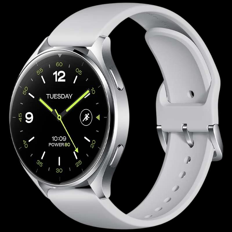 Xiaomi Watch 2 Plata - Reloj inteligente con NFC y GPS