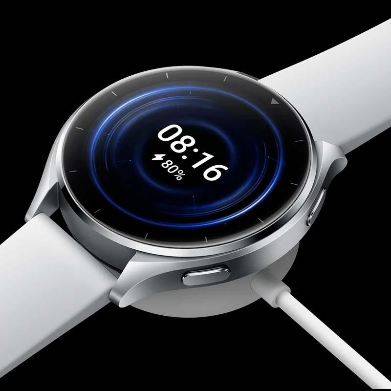 carga magnética del Reloj inteligente Xiaomi Watch 2 Plata