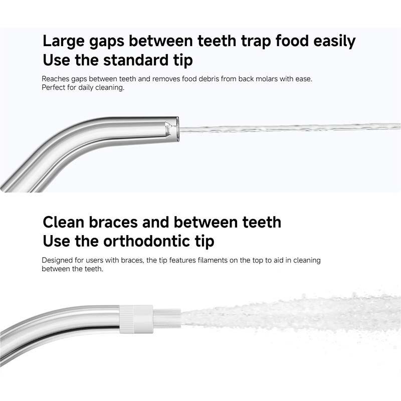 Xiaomi Water Flosser Replacement Tips - types d'embouts