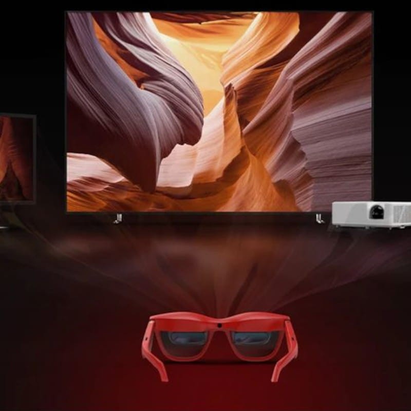 Pantalla de XREAL Air 2 Negro - Gafas de Realidad Aumentada