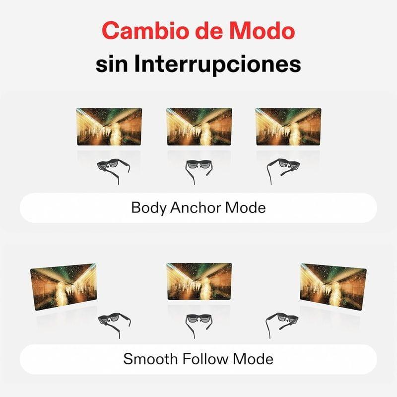 Modos de XREAL Beam Pro 8GB/256GB Blanco - Adaptador para gafas AR