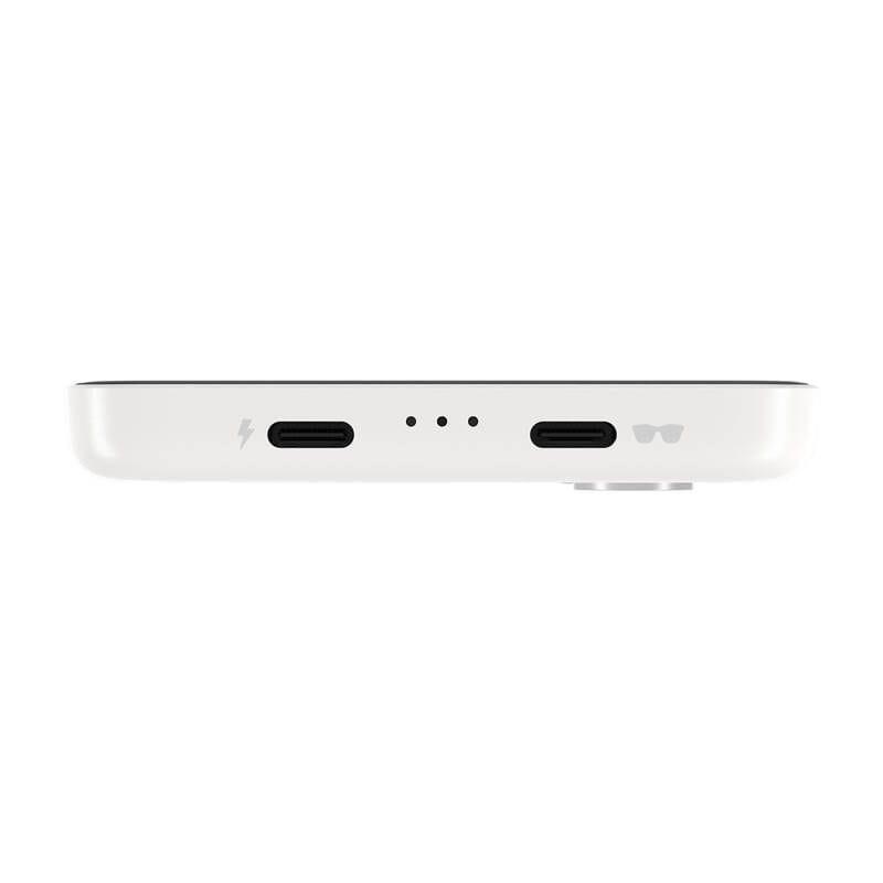 Desde abajo de XREAL Beam Pro 8GB/256GB Blanco - Adaptador para gafas AR