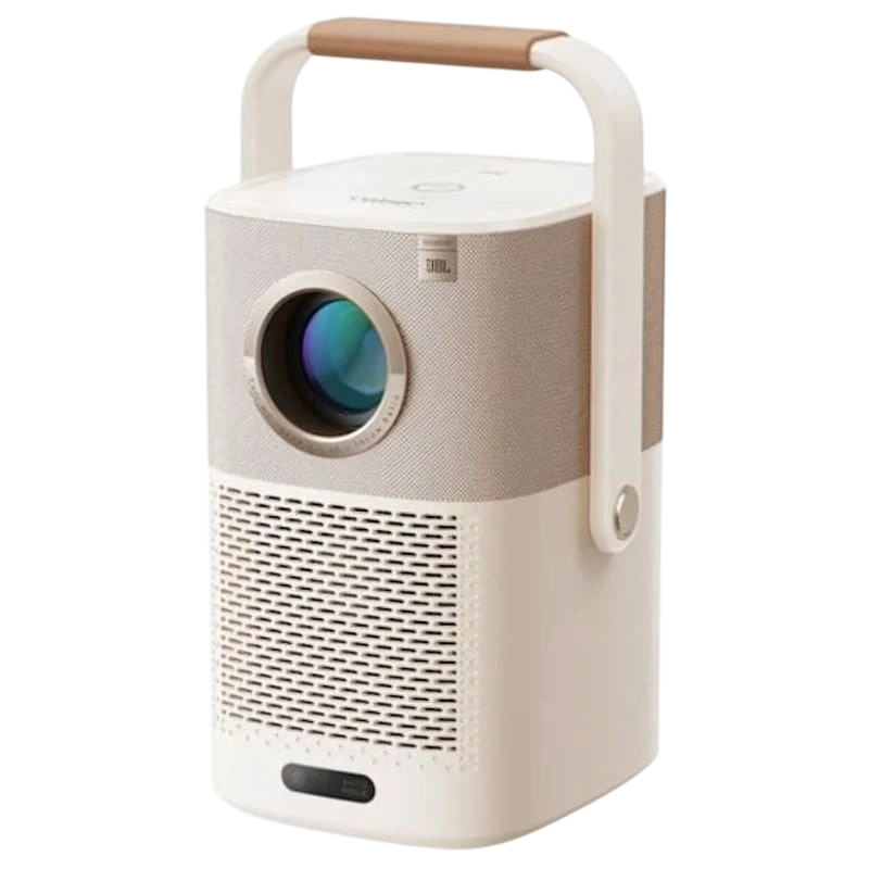 Projetor Portátil com Bateria Yaber T2 Plus Som JBL - Bege