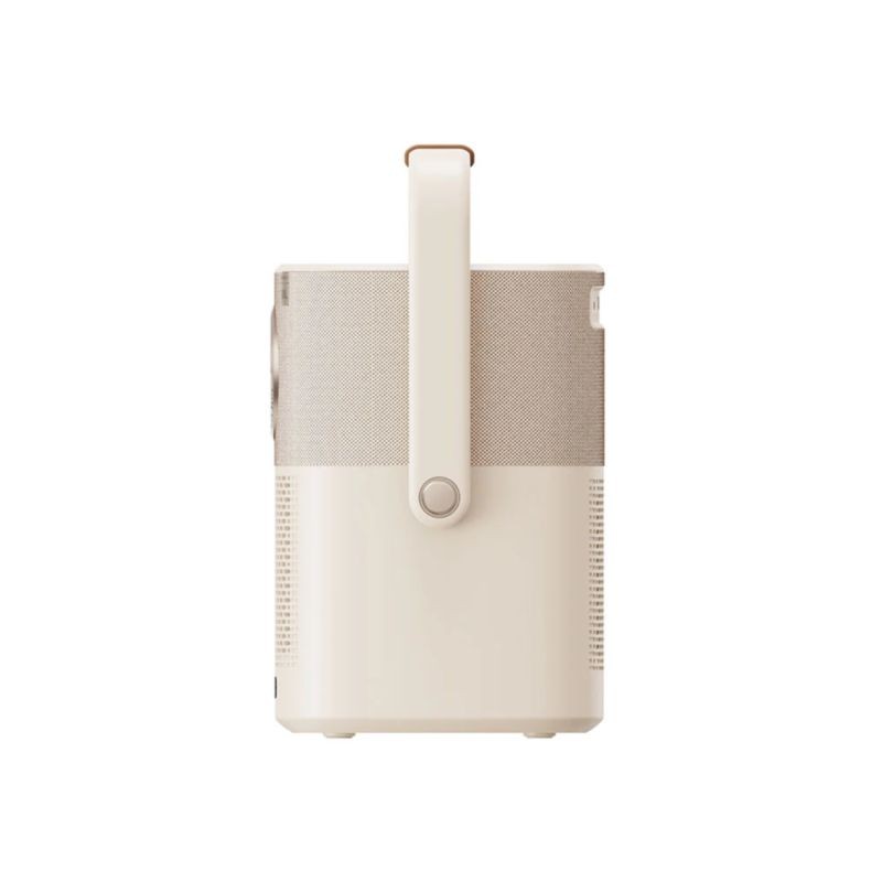 Vista lateral derecha del Proyector Portátil con Batería Yaber T2 Plus Sonido JBLen color Beige