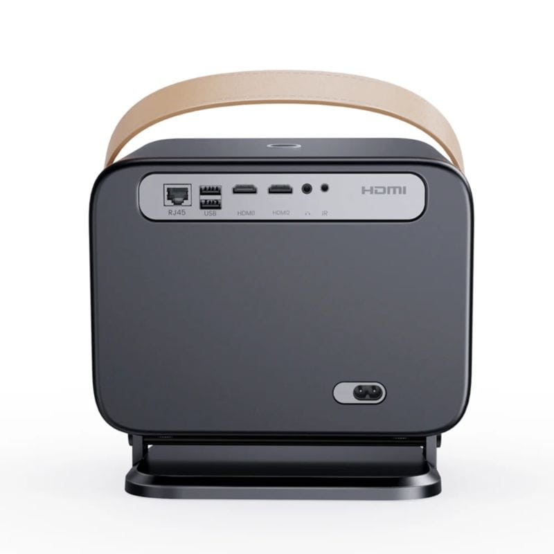 Vista trasera del Proyector Portátil Yaber U12 LCD FullHD – Negro