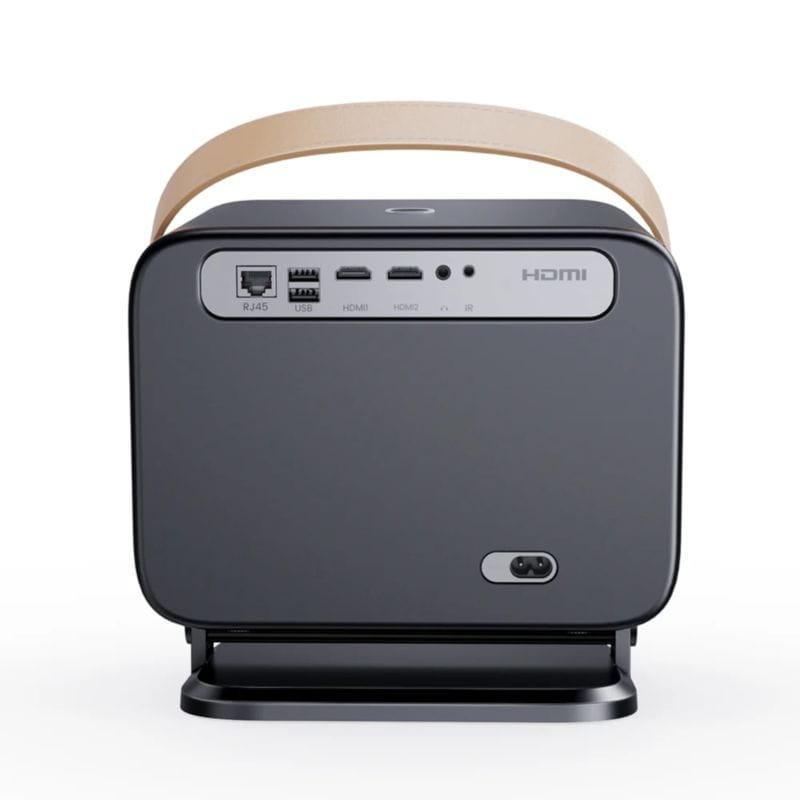 Vista trasera del Proyector Portátil Yaber U12 LCD FullHD – Negro