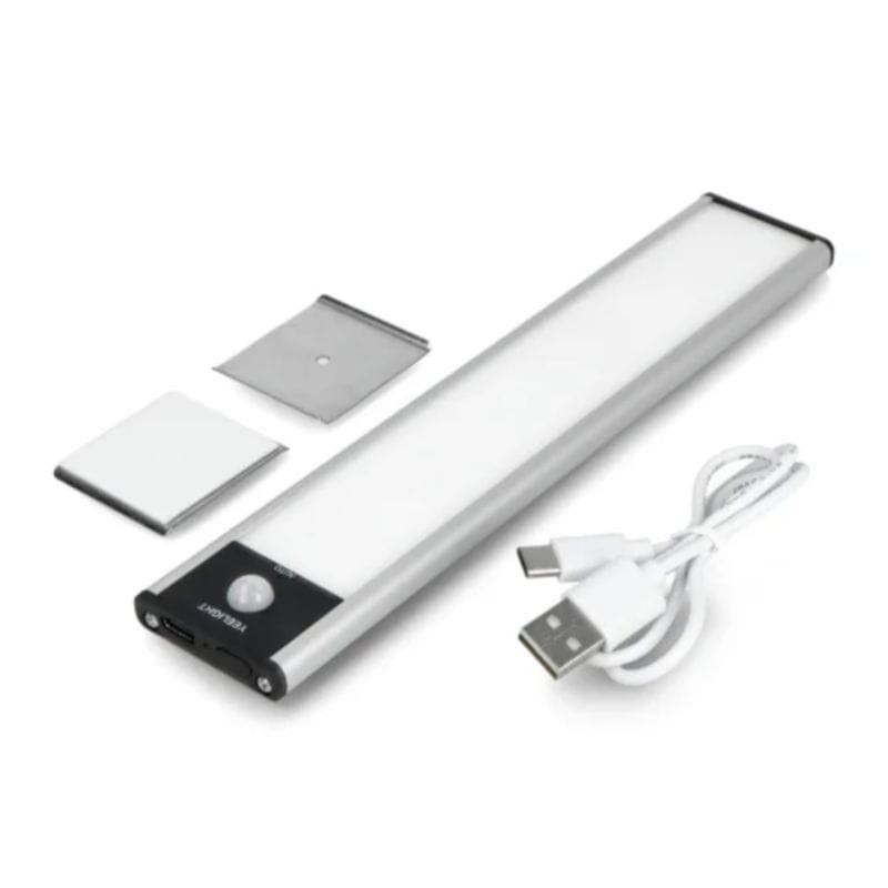 Perspectiva de la Lámpara LED para armario Yeelight A20 Plata con cable USB