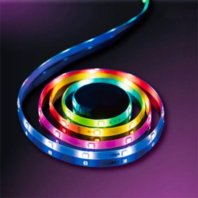 Détail de l'éclairage de la Bande LED RGB Multicolore Yeelight Lightstrip Pro