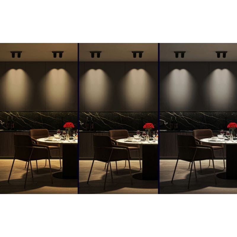 Iluminação da sala com o Foco Inteligente Yeelight YLDDL-0084-B 60W Preto