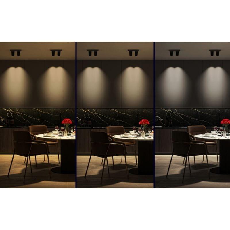 Iluminação da sala com o Foco Inteligente Yeelight YLDDL-0084-B 60W Preto