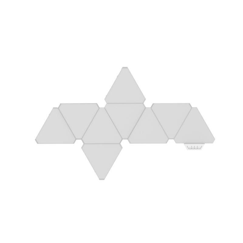 Vista cenital de los Paneles LED RGB inteligentes Yeelight YLFWD-012