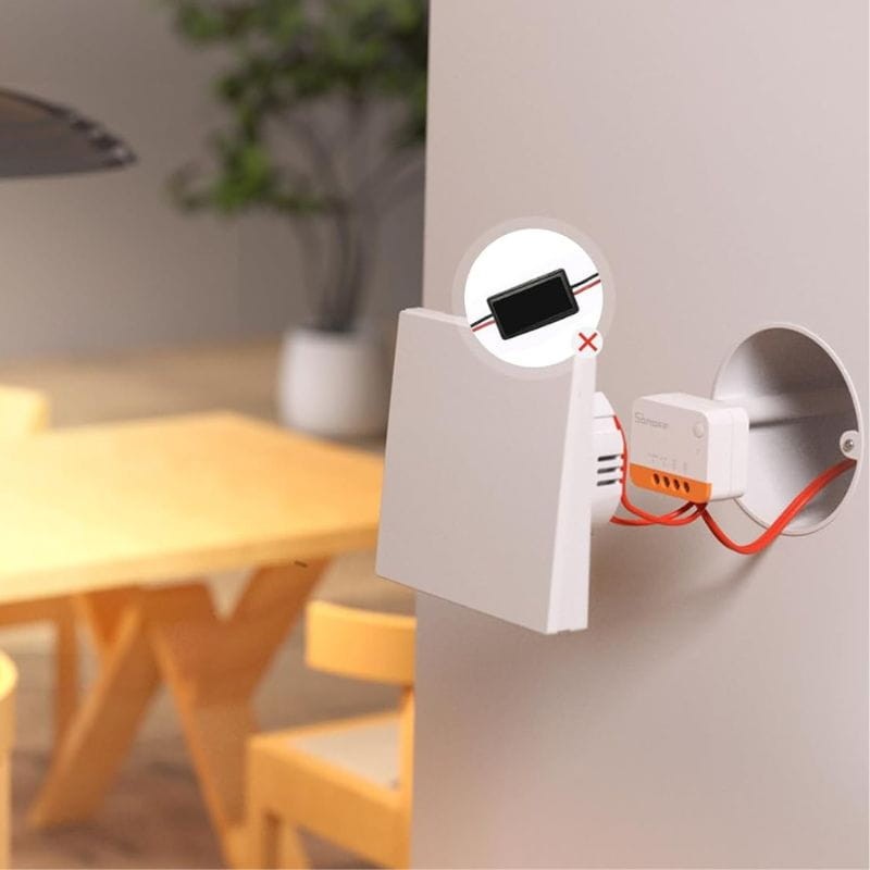 Sonoff ZBMINIL2 - Relé inteligente Zigbee de 2 Vías fácil de colocar