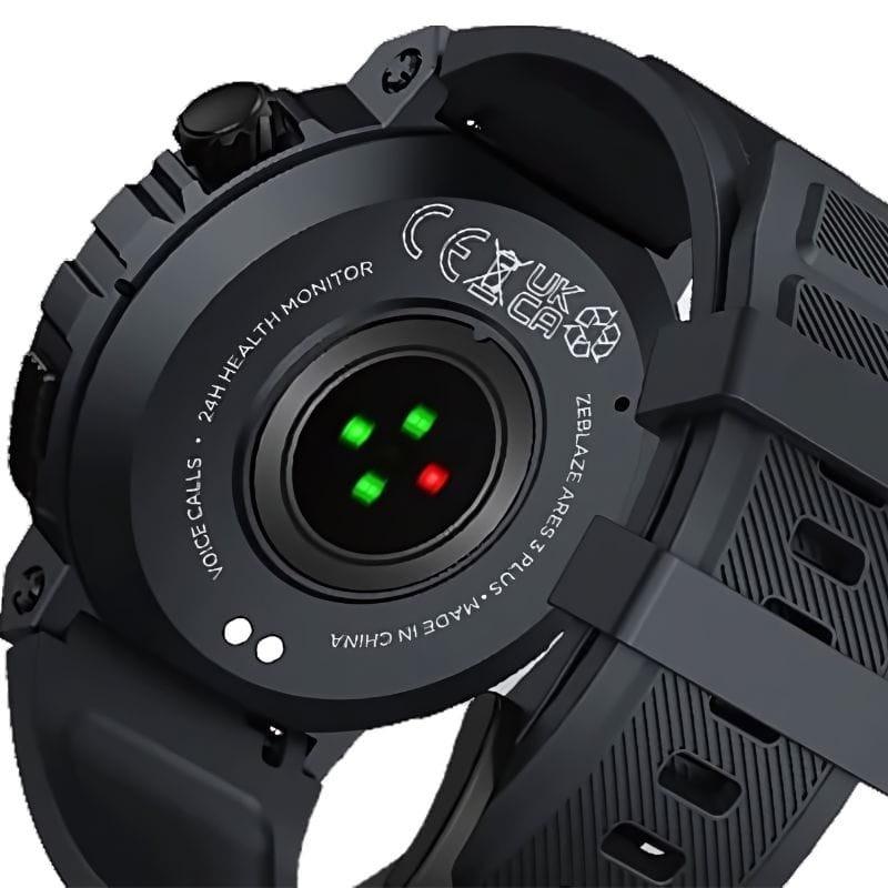 Zeblaze Ares 3 Plus Black - Backside Smartwatch
