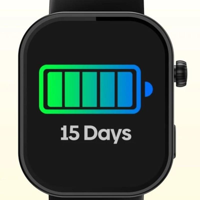 Frontal de Zeblaze Btalk Plus Negro - Reloj inteligente