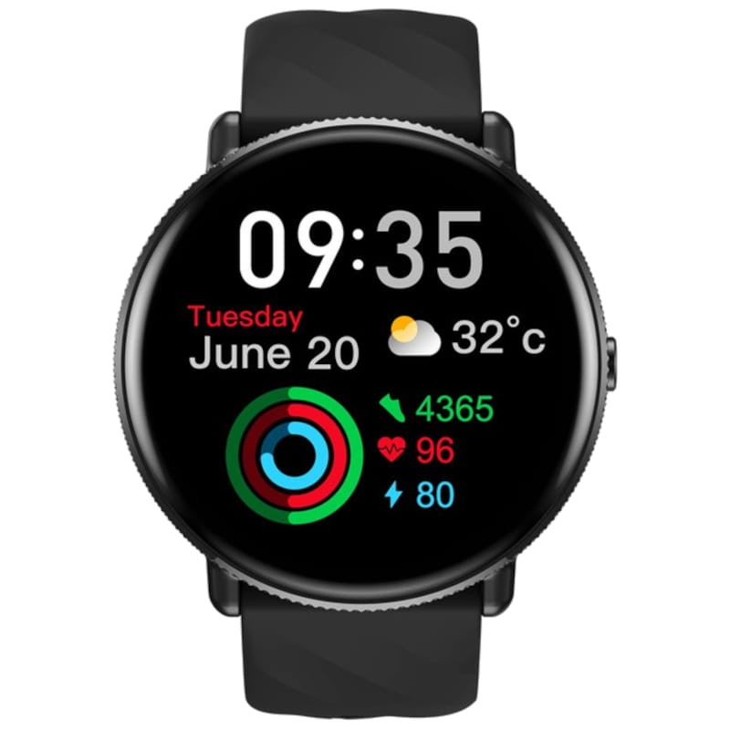 Zeblaze GTR 3 Pro Preto - Smartwatch Vista Frontal