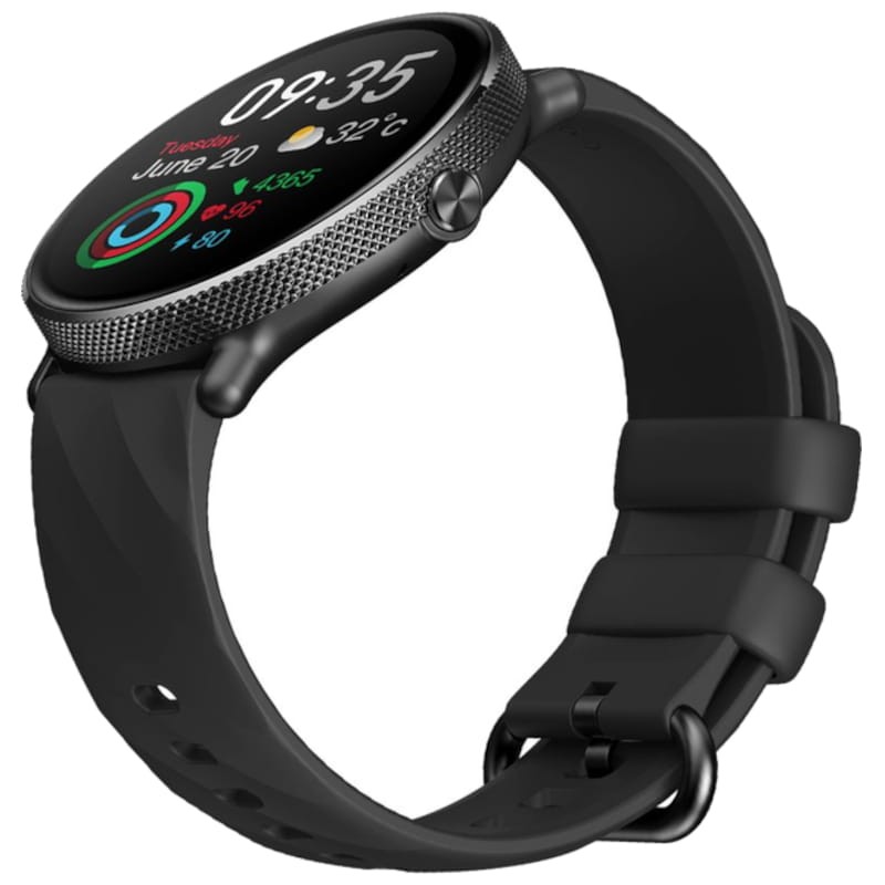 Zeblaze GTR 3 Pro Preto - Vista superior do smartwatch