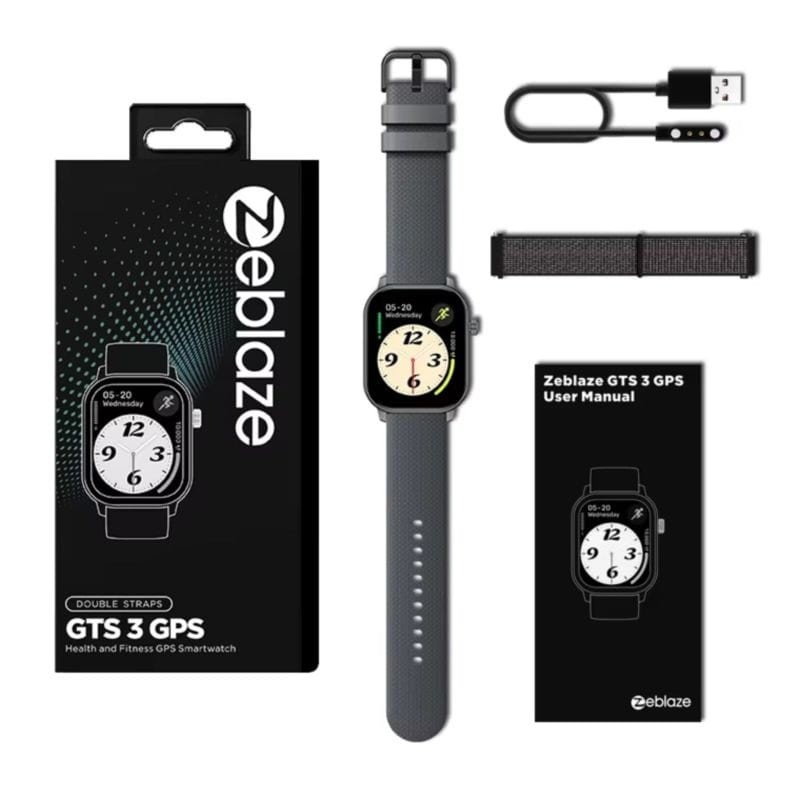 Contenido del embalaje del Zeblaze GTS 3 GPS Gris Espacial