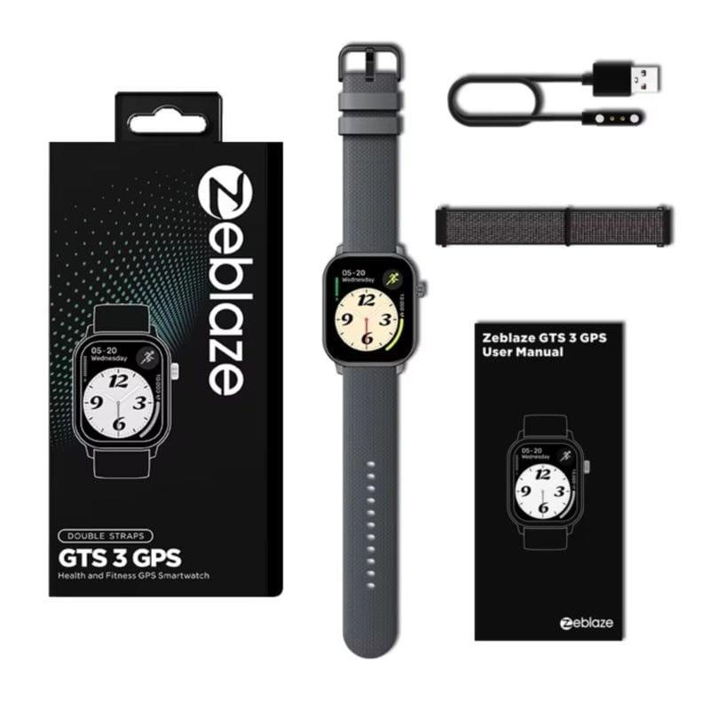 Contenido del embalaje del Zeblaze GTS 3 GPS Gris Espacial