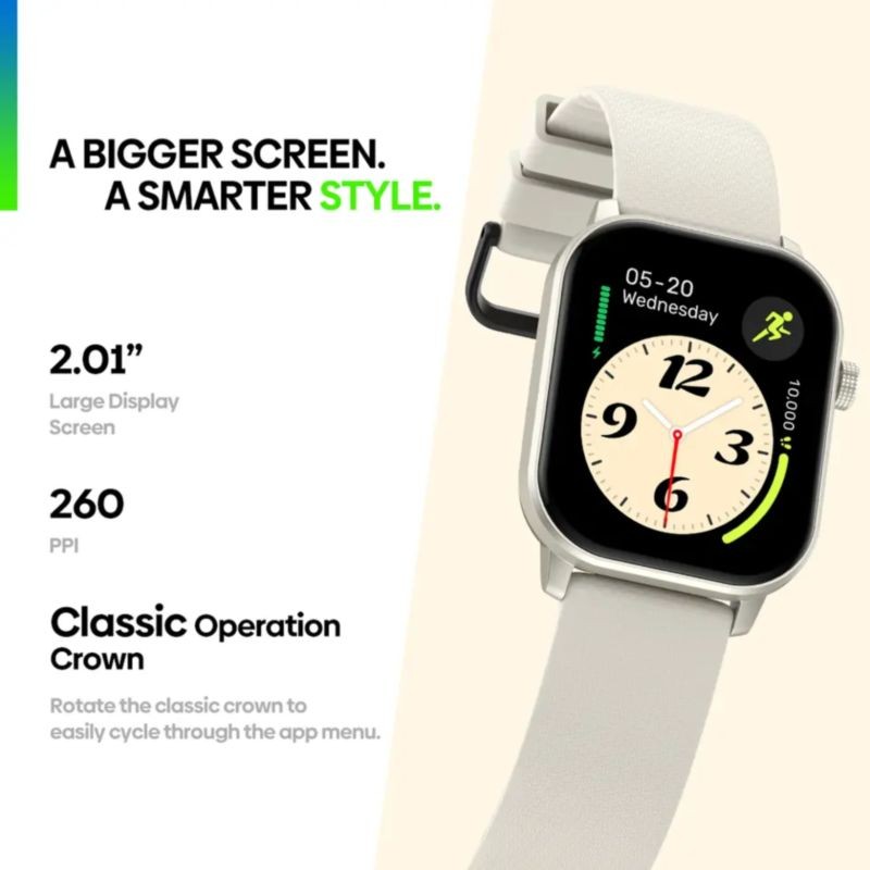 Zeblaze GTS 3 GPS Gris Espacial con pantalla de 2.01”