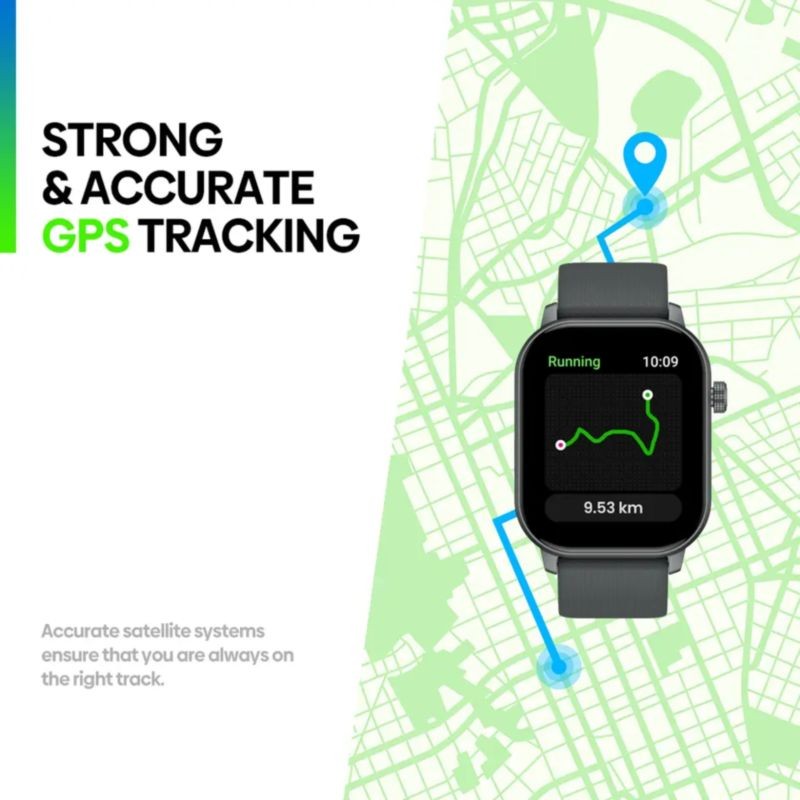 Zeblaze GTS 3 GPS Gris Espacial con GPS preciso