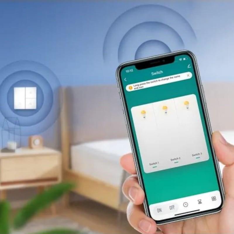 APP de Zemismart K6 Zigbee Triple Branco - Interruptor inteligente