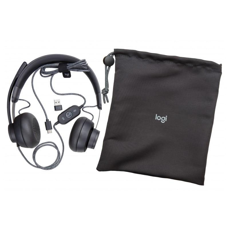Logitech Zone Grafito - Auriculares PC contenido del paquete