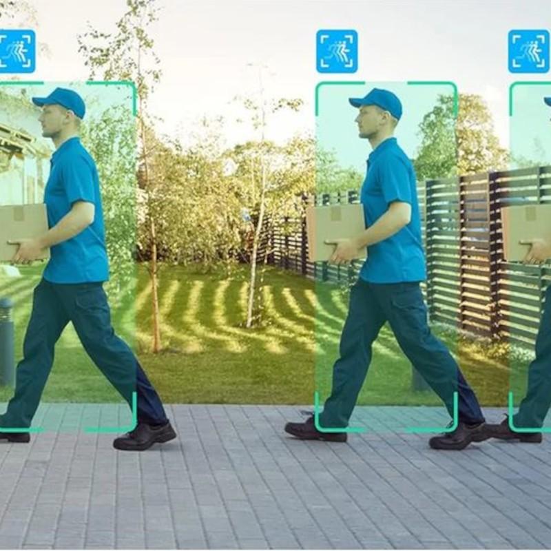 IA de ZOSI C296 5MP 3K WiFi P/T PoE IP66 Branco + Cartão microSD 32GB - Câmara de segurança IP