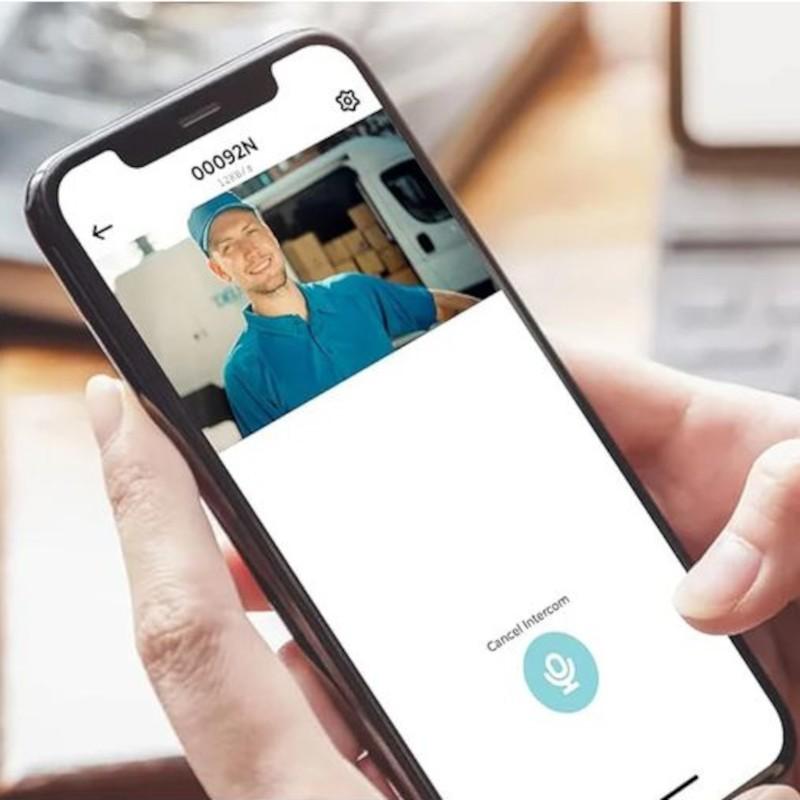 Control de ZOSI C296 5MP 3K WiFi P/T PoE IP66 Branco + Cartão microSD 32GB - Câmara de segurança IP