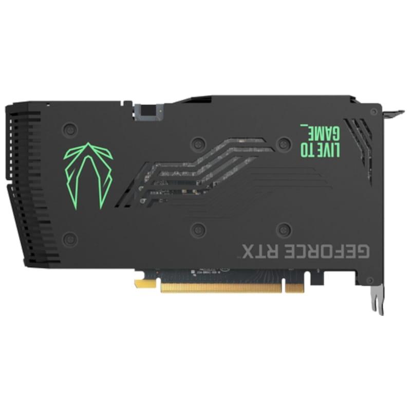 Zotac Gaming GeForce NVIDIA RTX 3050 Eco 8GB GDDR6 Negro - Tarjeta Gráfica Vista Trasera