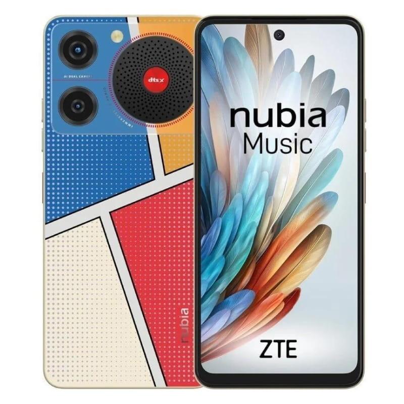 ZTE Nubia Music Pop Art 4GB/128GB Azul/Vermelho - Telemóvel